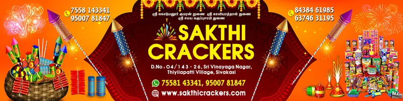 Sakthi Crackers collection